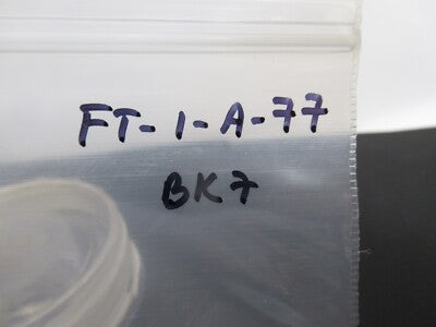 Optical BK7 Glass Flat Truncated Round Blank Optics