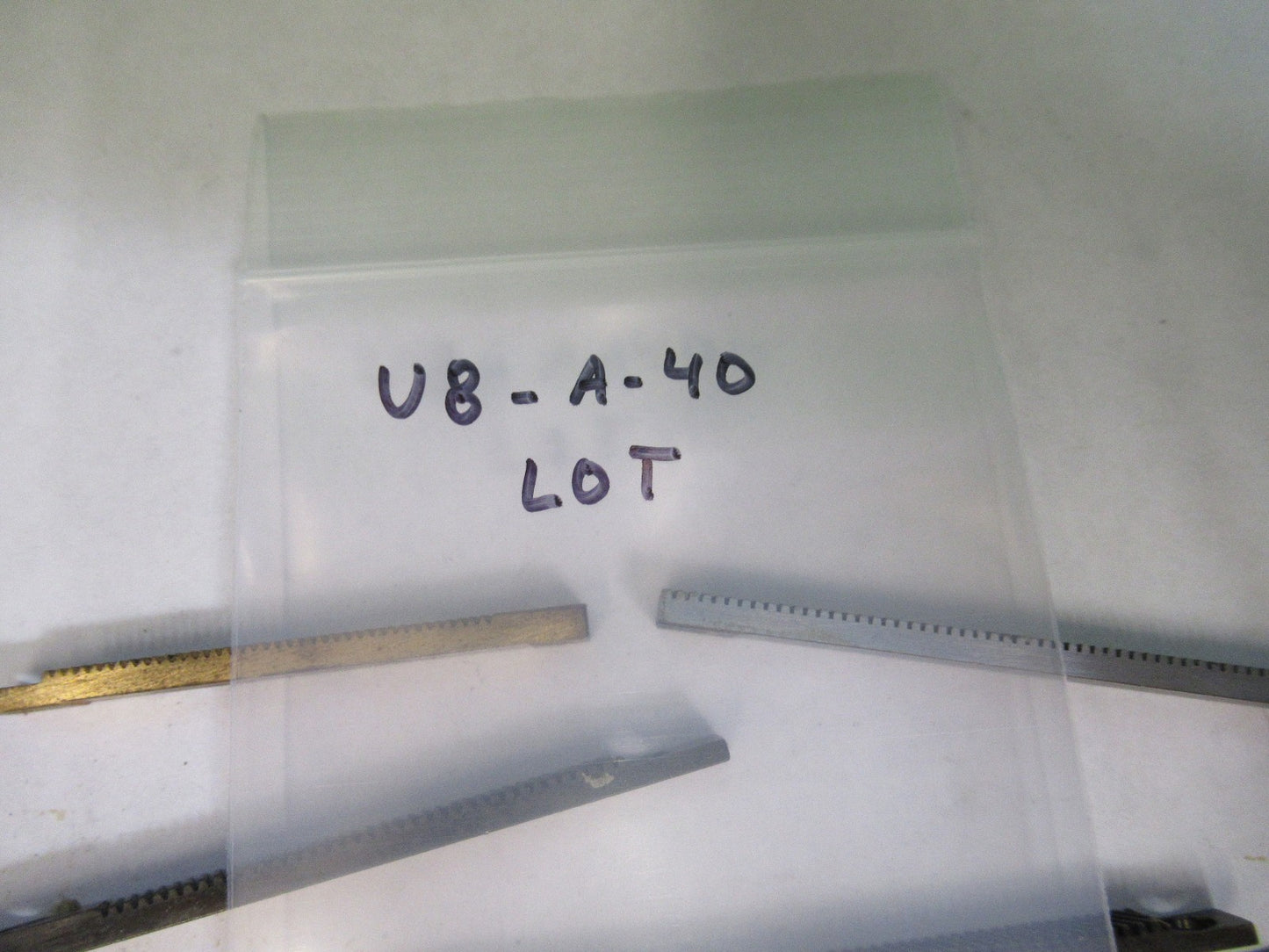 LOT 4 PIECES RACK GEAR BAUSCH LOMB AO SPENCER MICROSCOPE PART AS PICTURE U8-A-40