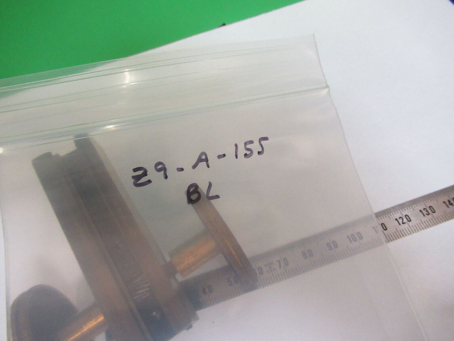 ANTIQUE BAUSCH LOMB BRASS GROSS STAGE MICROSCOPE PART AS PICTURED &Z9-A-155