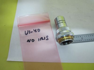 MICROSCOPE PART OBJECTIVE LEITZ GERMANY UTK L 32X WITHOUT IRIS OPTICS BIN#U1-40