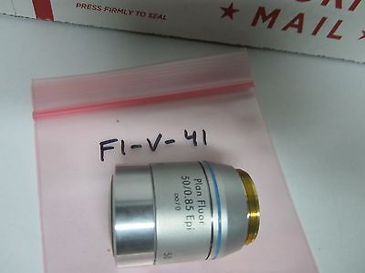 MICROSCOPE LEICA REICHERT POLYVAR OBJECTIVE FLUOR EPI 50X INFINITY BIN#F1-V-41