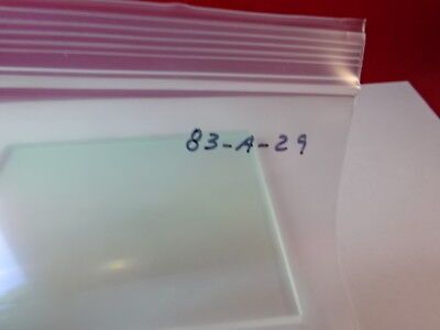 OPTICAL COATED PROFESSIONAL OPTICS GLASS BK7 FLAT PLATE AS IS #83-A-29
