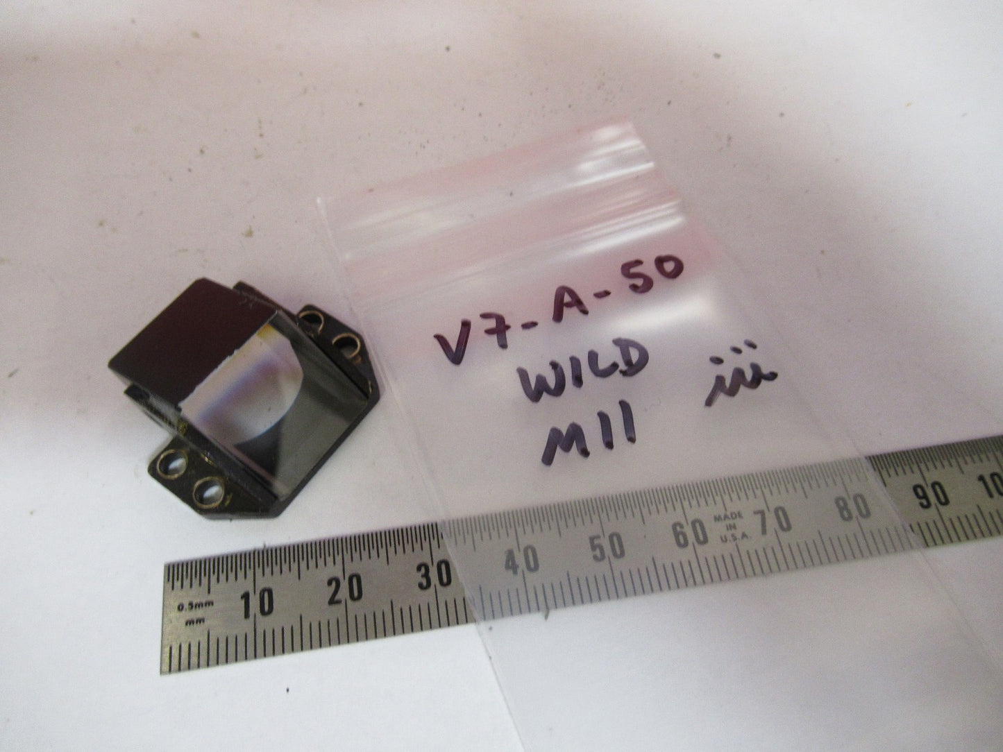 WILD HEERBRUGG M11 SWISS GLASS PRISM OPTICS MICROSCOPE PART AS PICTURED V7-A-50