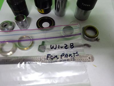 FÜR TEILE MIKROSKOP LOT STÜCKE OPTIK AS IS BIN#W1-28