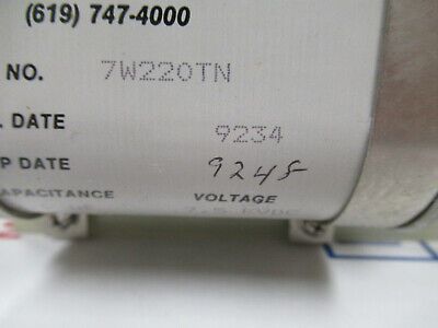 ACOPIAN HIGH VOLTAGE 7.5KV POWER SUPPLY WITH CAPACITOR HV AS PICTURED &3K-FT-44