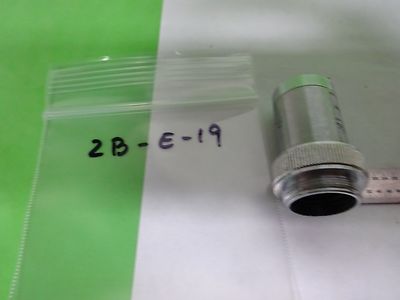 MICROSCOPE PART LEITZ GERMANY VINTAGE OBJECTIVE PL 16X OPTICS AS IS BIN#2B-E-19