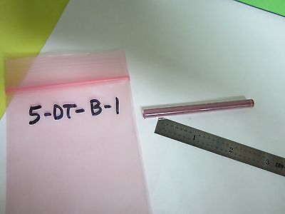 OPTICAL LASER ROD NEODYMIUM DOPED OPTICS AS IS BIN#5-DT-B-1