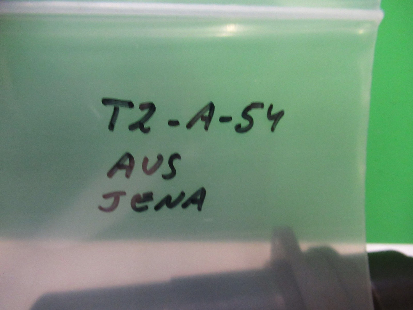 AUS JENA GERMANY LARGE LENS ASSEMBLY OPTICS MICROSCOPE PART AS PICTURED T2-A-54