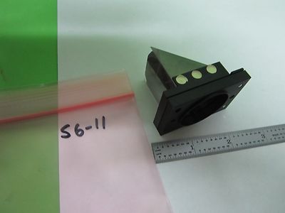 MICROSCOPE PART POLYVAR REICHERT LEICA MIRROR HEAD OPTICS AS IS BIN#S6-11