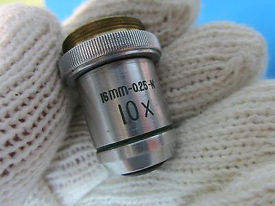MICROSCOPE OPTICS INFRARED RESEARCH DEVICES 10x OBJECTIVE BIN#A8