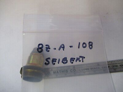 ANTIQUE SEIBERT WETZLAR OBJECTIVE "3" MICROSCOPE PART AS PICTURED &8z-a-108
