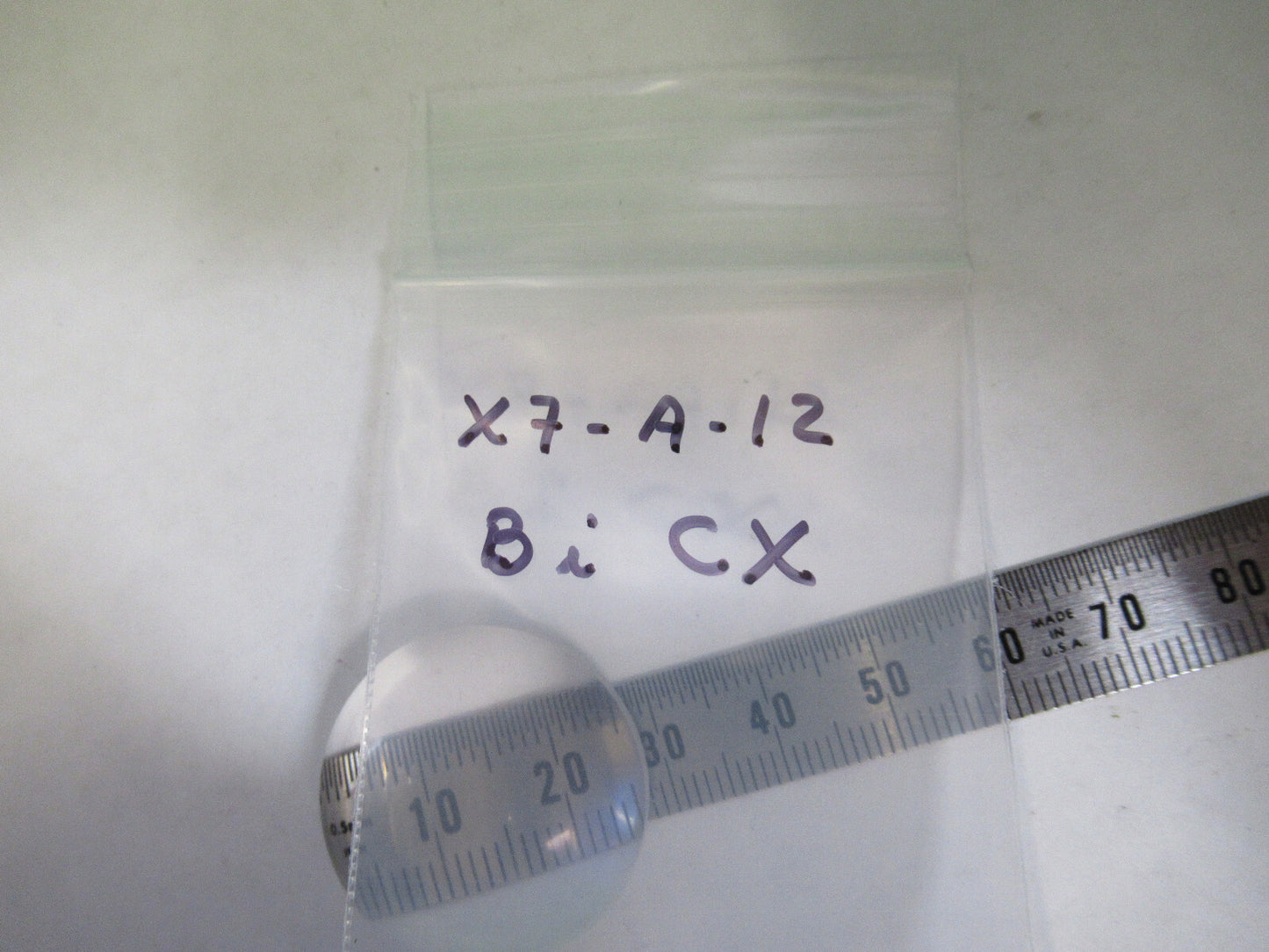 OPTICAL BI CONVEX LENS LASER OPTICS AS PICTURED X7-A-12