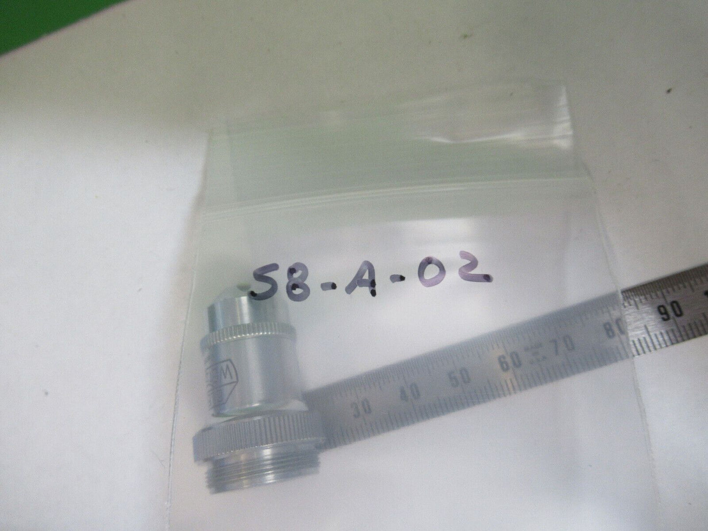 ERNST LEITZ GERMANY OBJECTIVE 10X "3" MICROSCOPE PART AS PICTURED S8-A-02