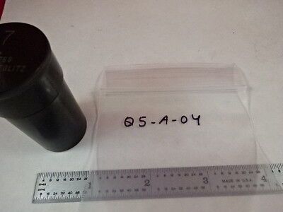 EMPTY ANTIQUE MICROSCOPE OBJECTIVE CONTAINER R. FUESS BERLIN 7 AS IS #Q5-A-04