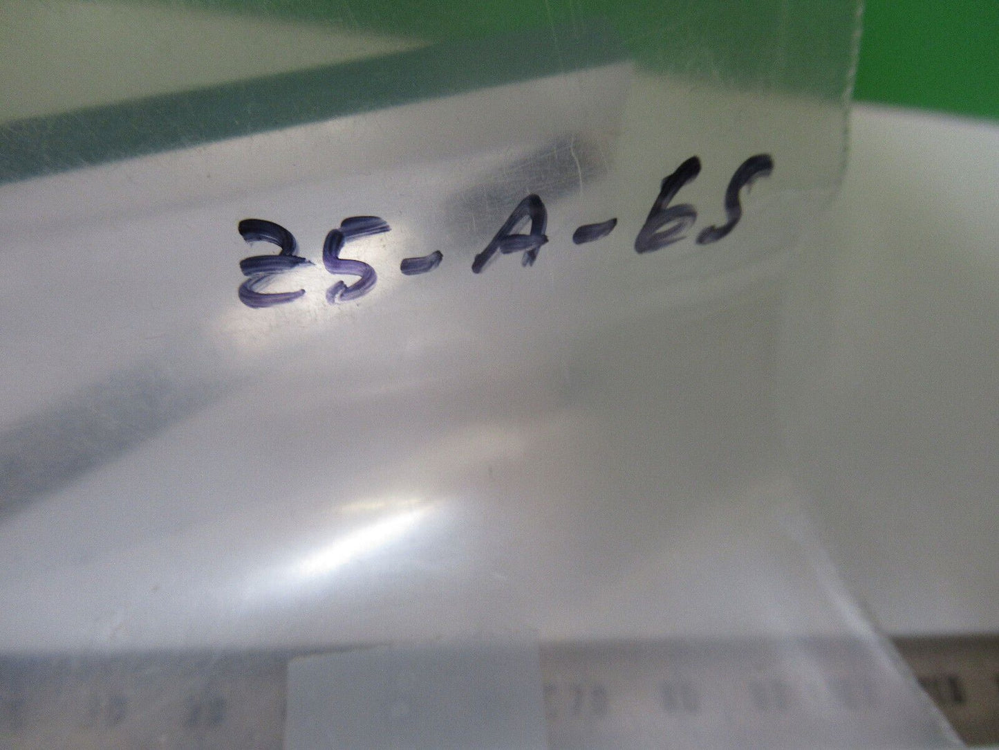 OPTICAL FLAT MIRROR OPTICS AS IS #Z5-A-65