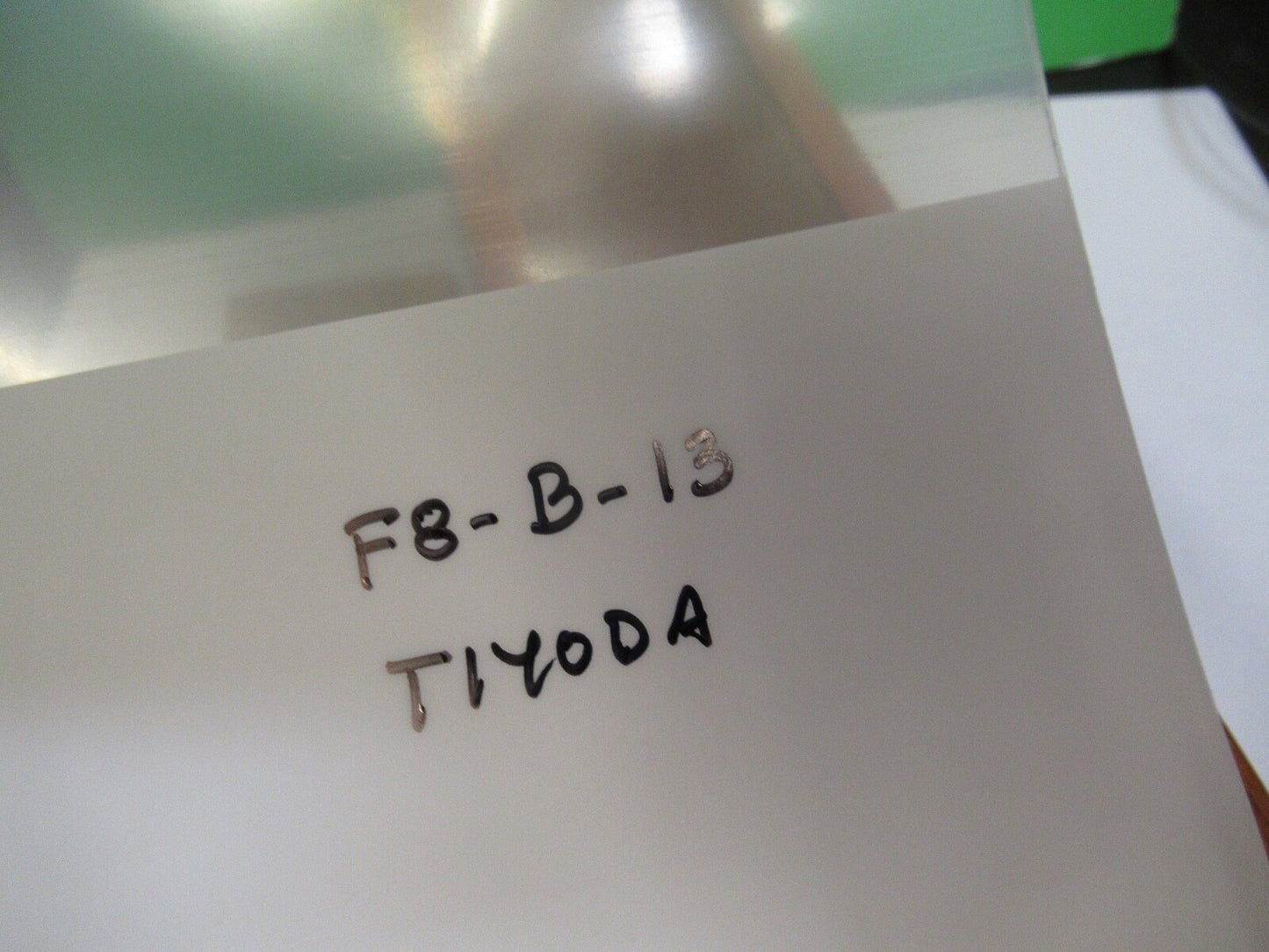 TIYODA TOKIO JAPAN ACCESSORIES WOOD EMPTY BOX MICROSCOPE PART F8-B-13