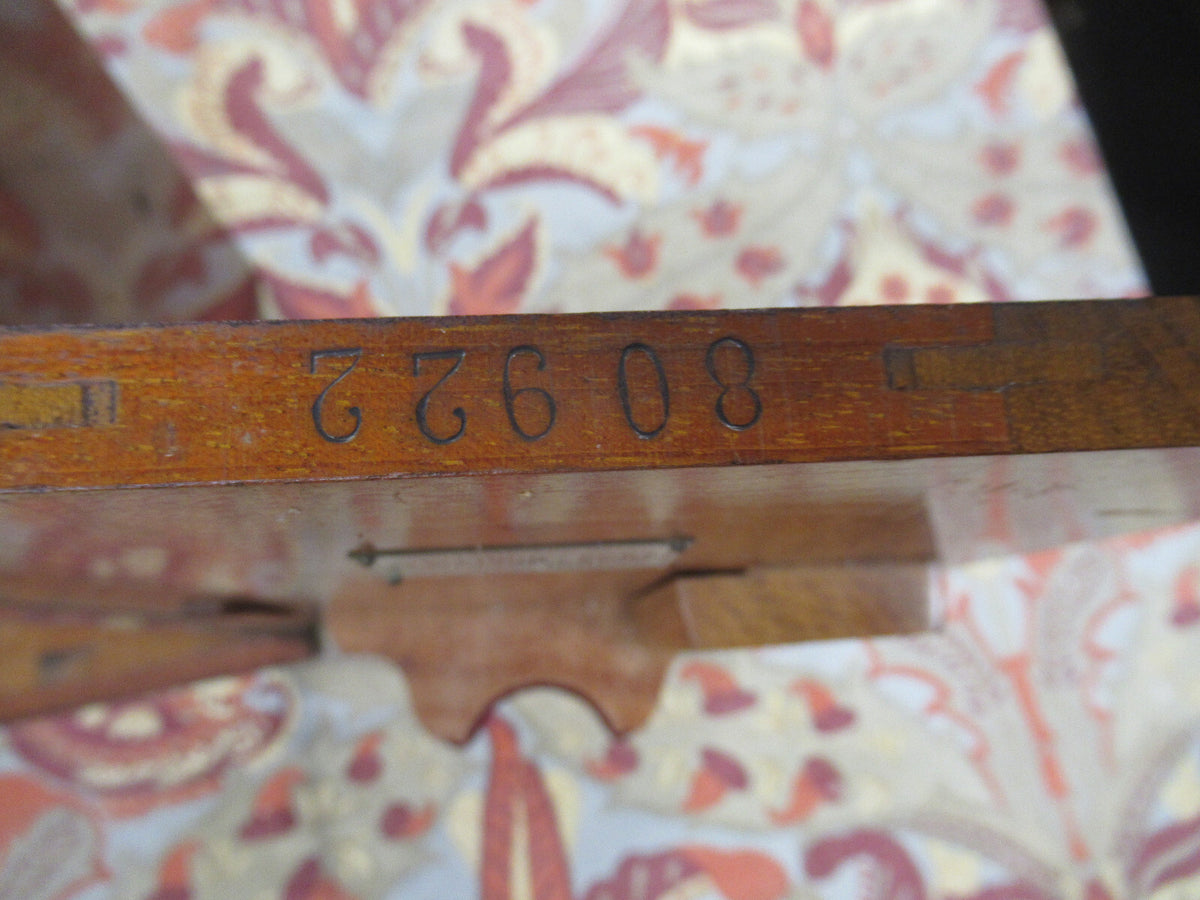 Empty Wood Cabinet for Antique Watson UK London Microscope Part