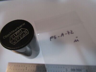 OBJECTIVE MARKER LEITZ GERMANY VERY RARE MICROSCOPE PART AS PICTURED #F5-A-72