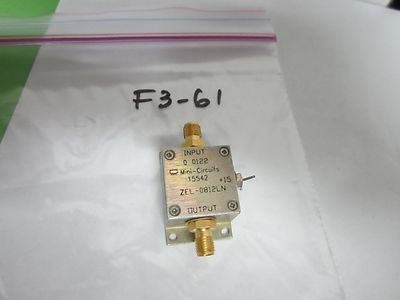 MINI CIRCUITS ZEL-0812LN LOW NOISE AMPLIFIER RF MICROWAVE FREQUENCY BIN#F3-61
