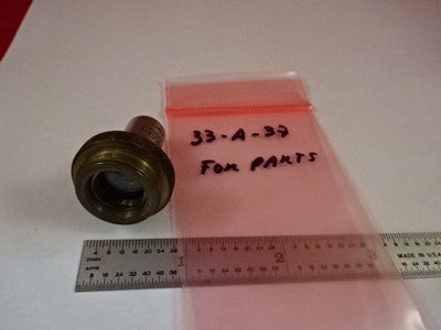 Objective Carl Zeiss AG 10X Optics Microscope Part AS IS
