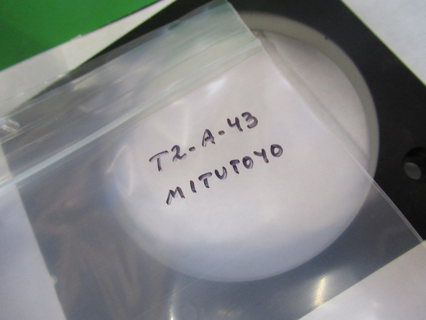 MITUTOYO JAPAN ADAPTER STAGE MICROSCOPE PART AS PICTURED T2-A-43