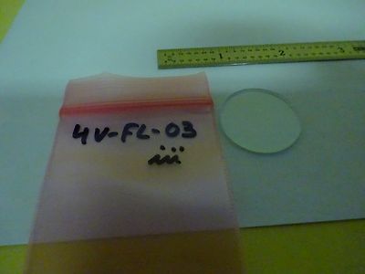 MICROSCOPE PART ILLUMINATOR FILTER DIFFUSER OPTICS AS IS BIN#4V-FL-03