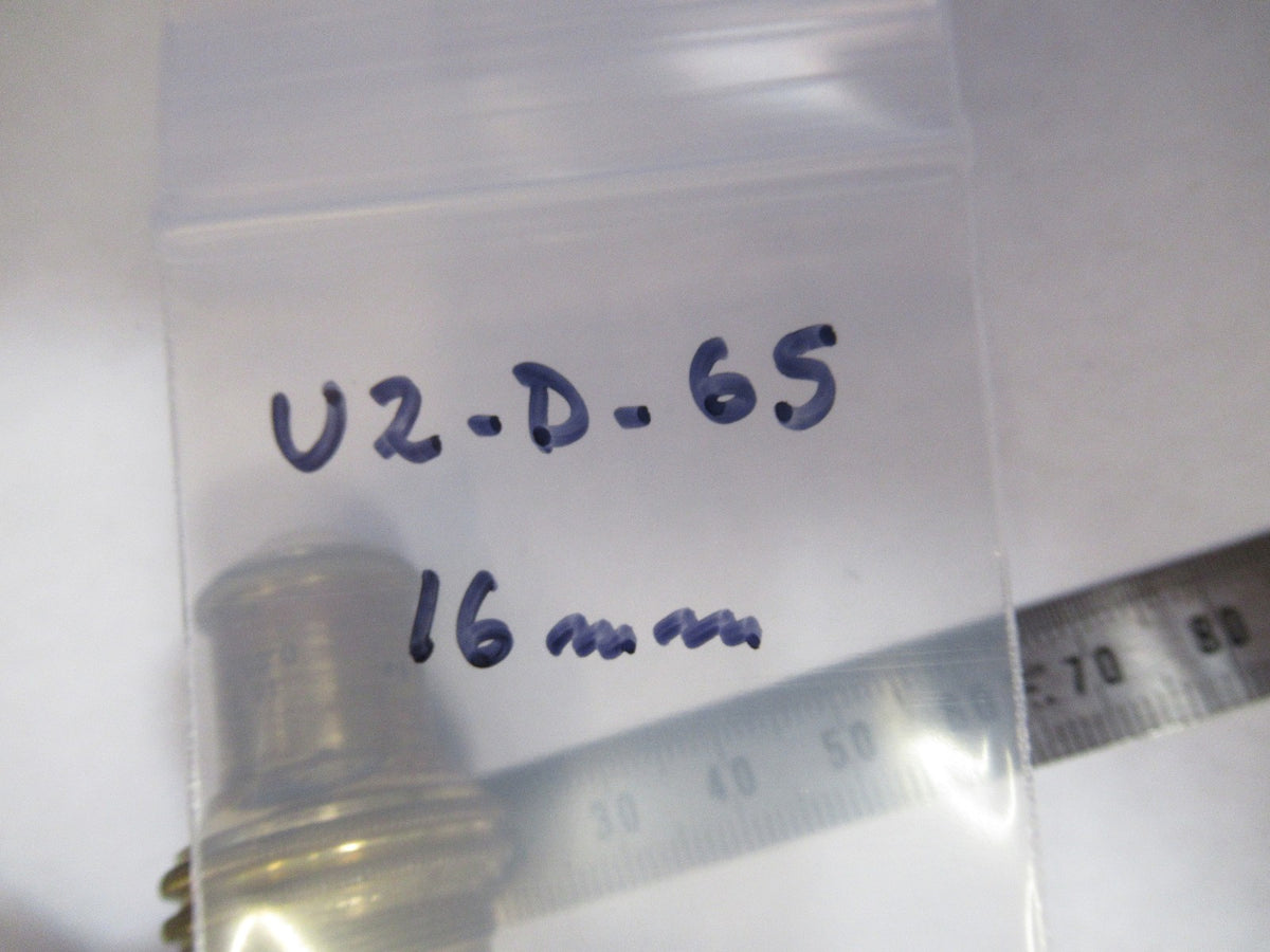 Antique Brass Bausch & Lomb 16mm Objective Microscope Part