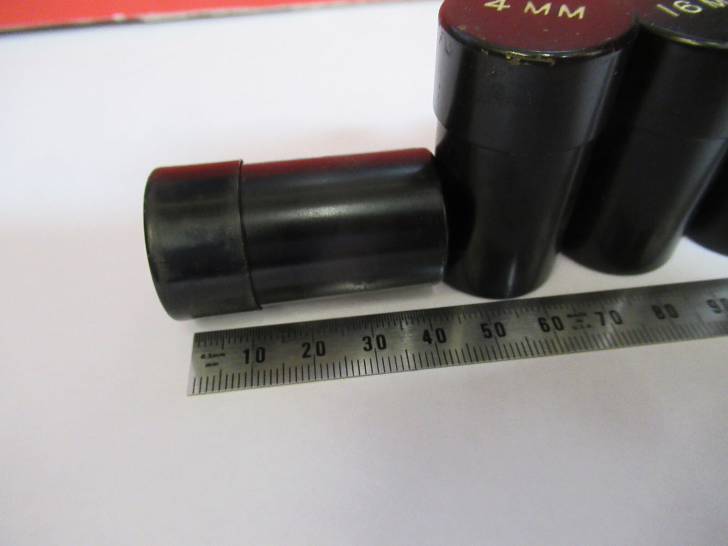 SPENCER AO AMERICAN OPTICS, VIELE LEERE DOSEN, MIKROSKOPTEIL WIE ABGEBILDET &G4-A-05