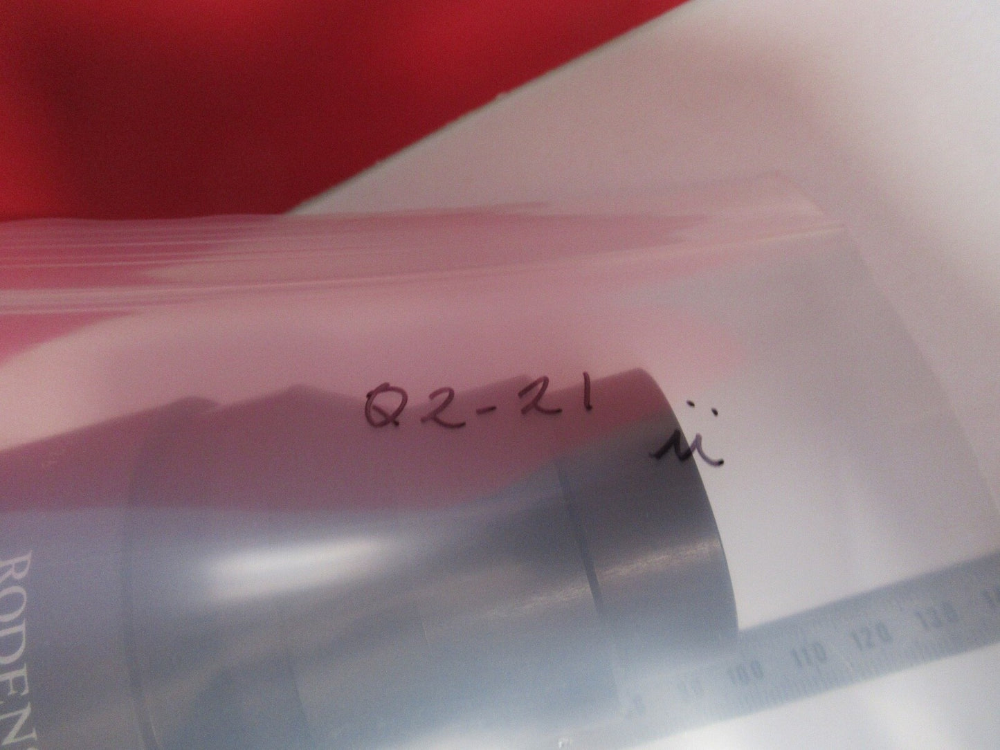 OPTICAL RODENSTOCK GERMANY LENS F=100 mm LASER OPTICS AS PICTURED Q2-21