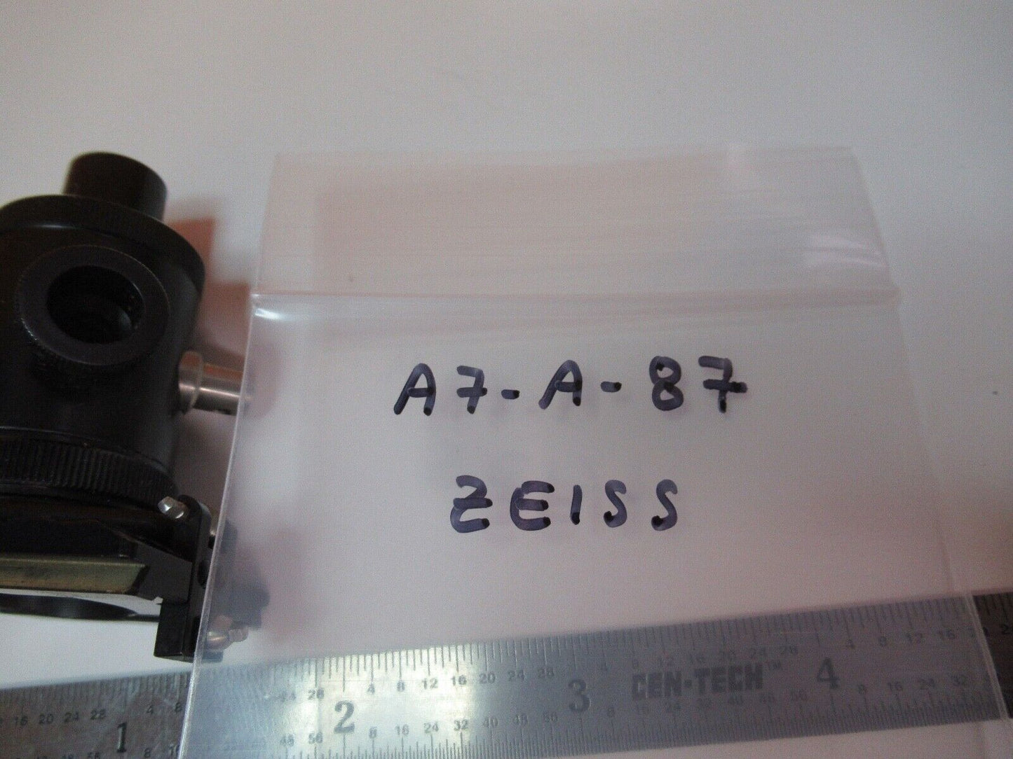 ANTIKES SELTENES ZEISS-OBJEKTIV 4-POL-OPTIK-MIKROSKOP-TEIL WIE ABGEBILDET &A7-A-87