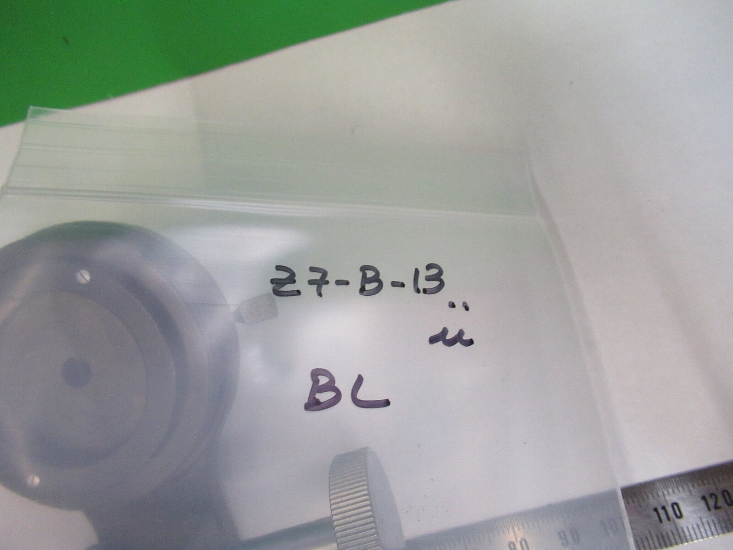 BAUSCH LOMB condenser iris ASSEMBLY OPTICS MICROSCOPE PART AS PIC z7-b-13