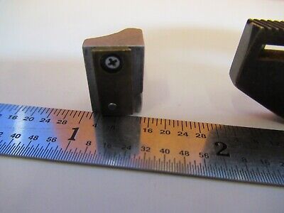 LOT CLIP + BRASS GEAR ANTIQUE MICROSCOPE PART AS PICTURED &1E-C-81