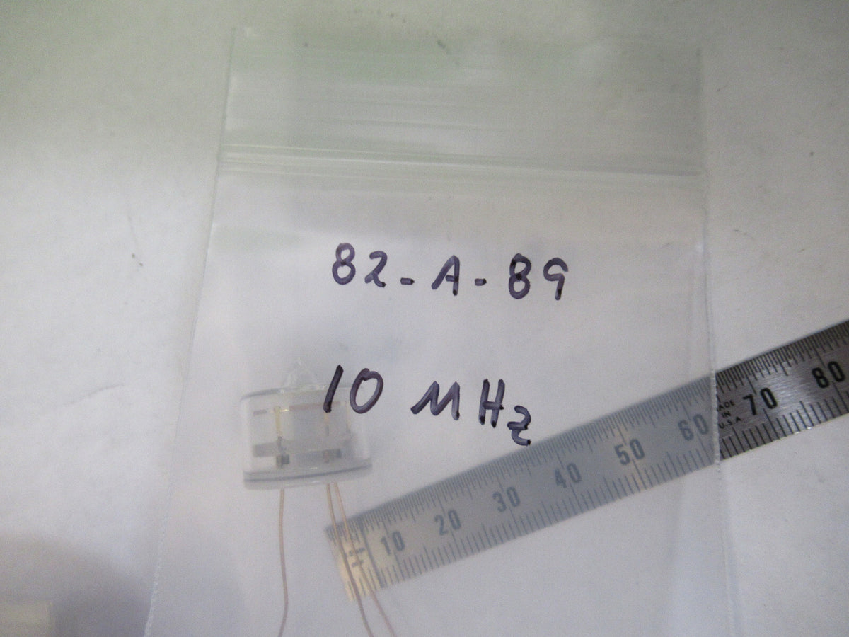 Space 10 MHz Quartz Crystal Frequency Control Bliley Electric Co. BG61 Glass Package
