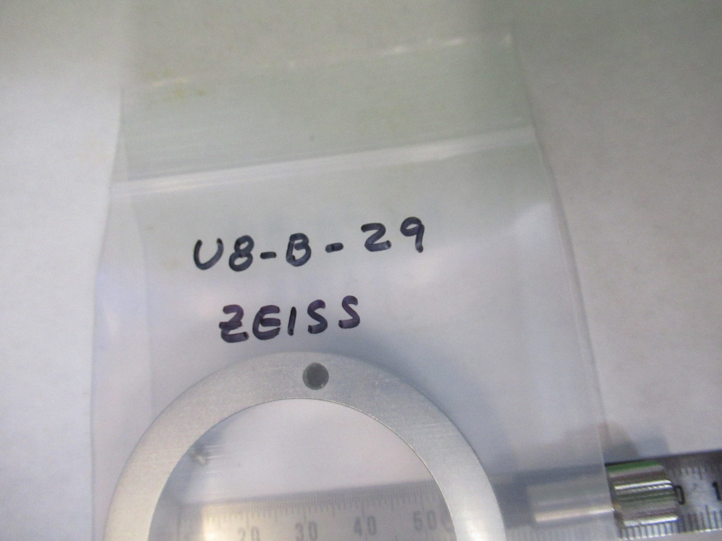 ZEISS GERMANY CLAMP HEAD OPTICS MICROSCOPE PART AS PICTURED U8-B-29