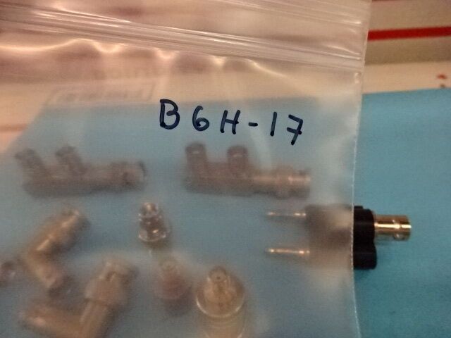 LOT BNC CONNECTOR ADAPTERS RF MICROWAVE FREQUENCY AS PICTURED AS IS #B6H-17