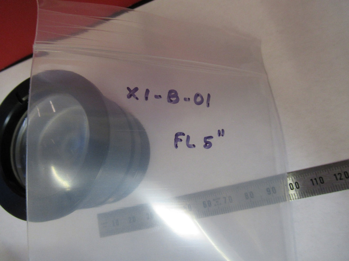 Optical Huge Lens aprox 5" Fl Concave Convex Optics AS Pic Mil Spec
