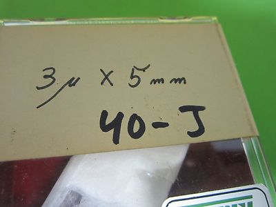 OPTICAL TROPEL 3u X 5 mm SLIT ?? LASER OPTICS BIN#40-J