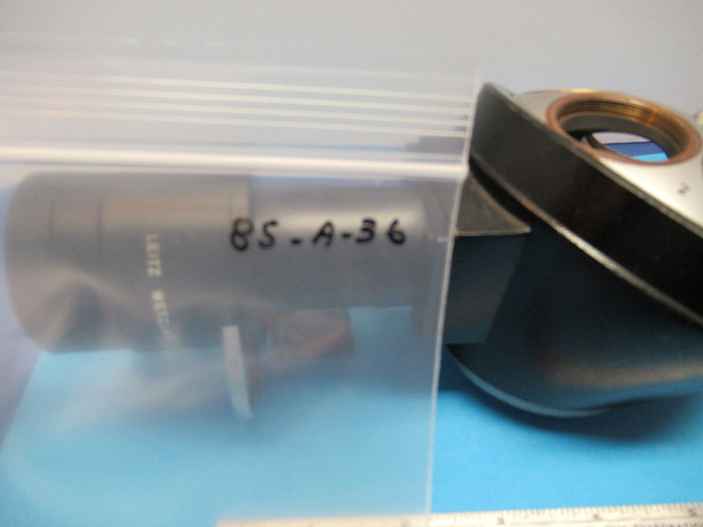 LEITZ GERMANY NOSEPIECE DARK PHASE RARE OPTICS MICROSCOPE PART AS IS &85-A-36