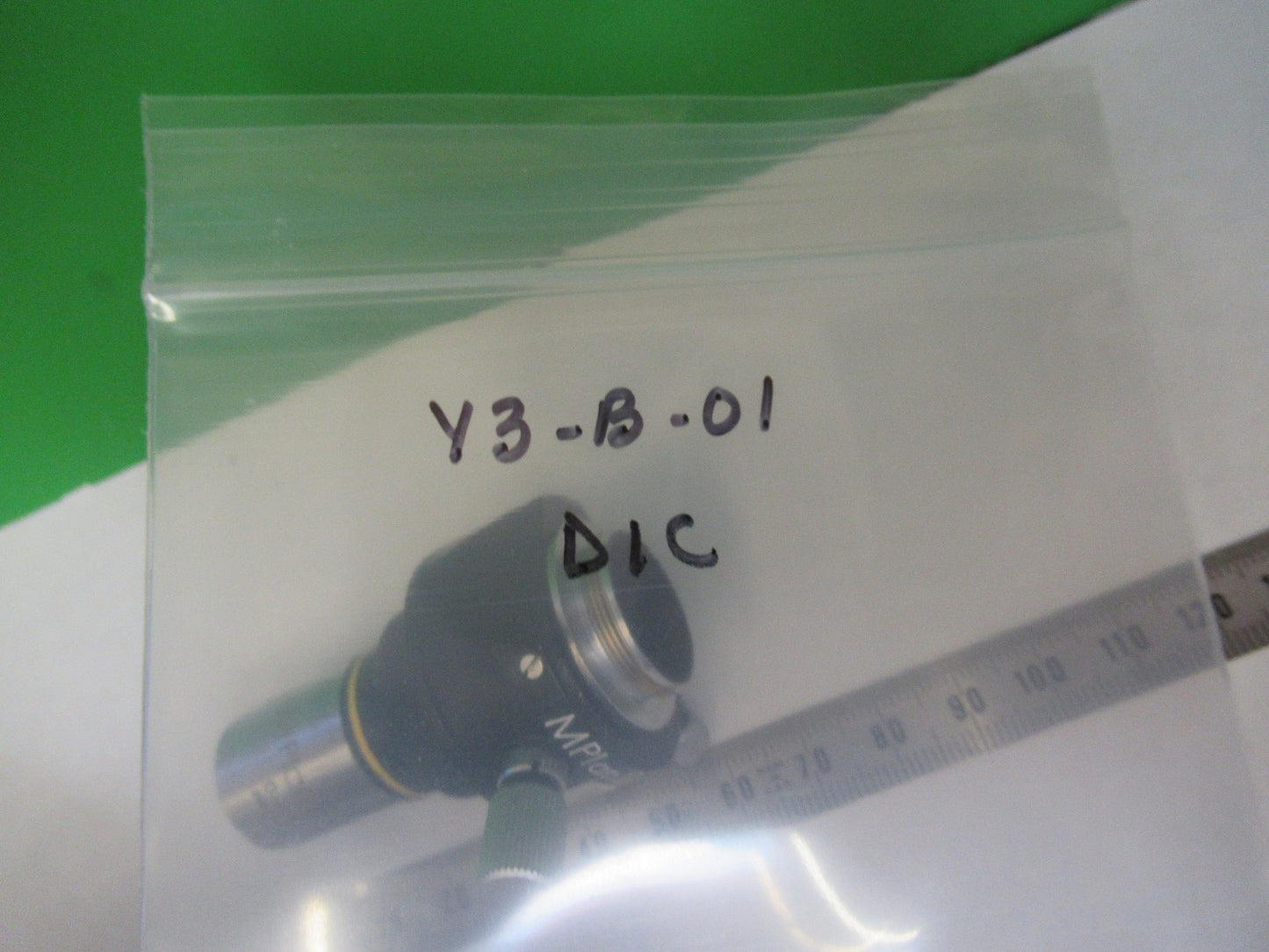 OLYMPUS JAPAN DIC M20 N NOMARSKI OBJECTIVE MICROSCOPE PART AS PICTURED Y3-B-01