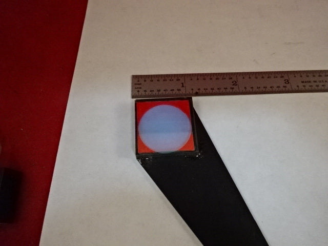 OPTICAL MOUNTED DICHROIC FILTER LASER OPTICS AS IS #X3-A-06