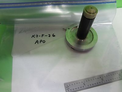 MICROSCOPE PART OBJECTIVE APO 75X MOUNTED OPTICS #K7-F-26