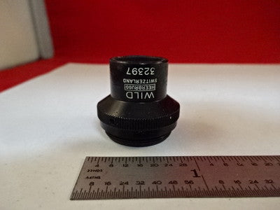 MIKROSKOPTEIL WILD HEERBRUGG 4X SWISS OBJECTIVE OPTICS AS IS #AM-44