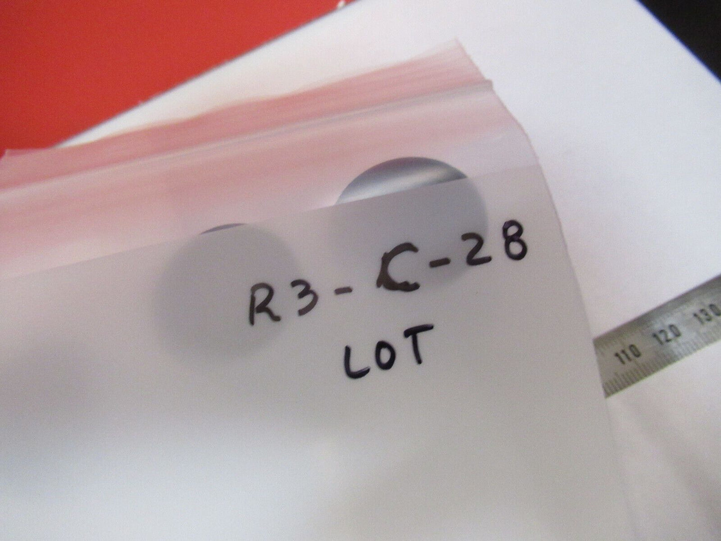 LOT ANTIQUE OBJECTIVE CANISTER PLASTIC MICROSCOPE PART AS PICTURED R3-C-28