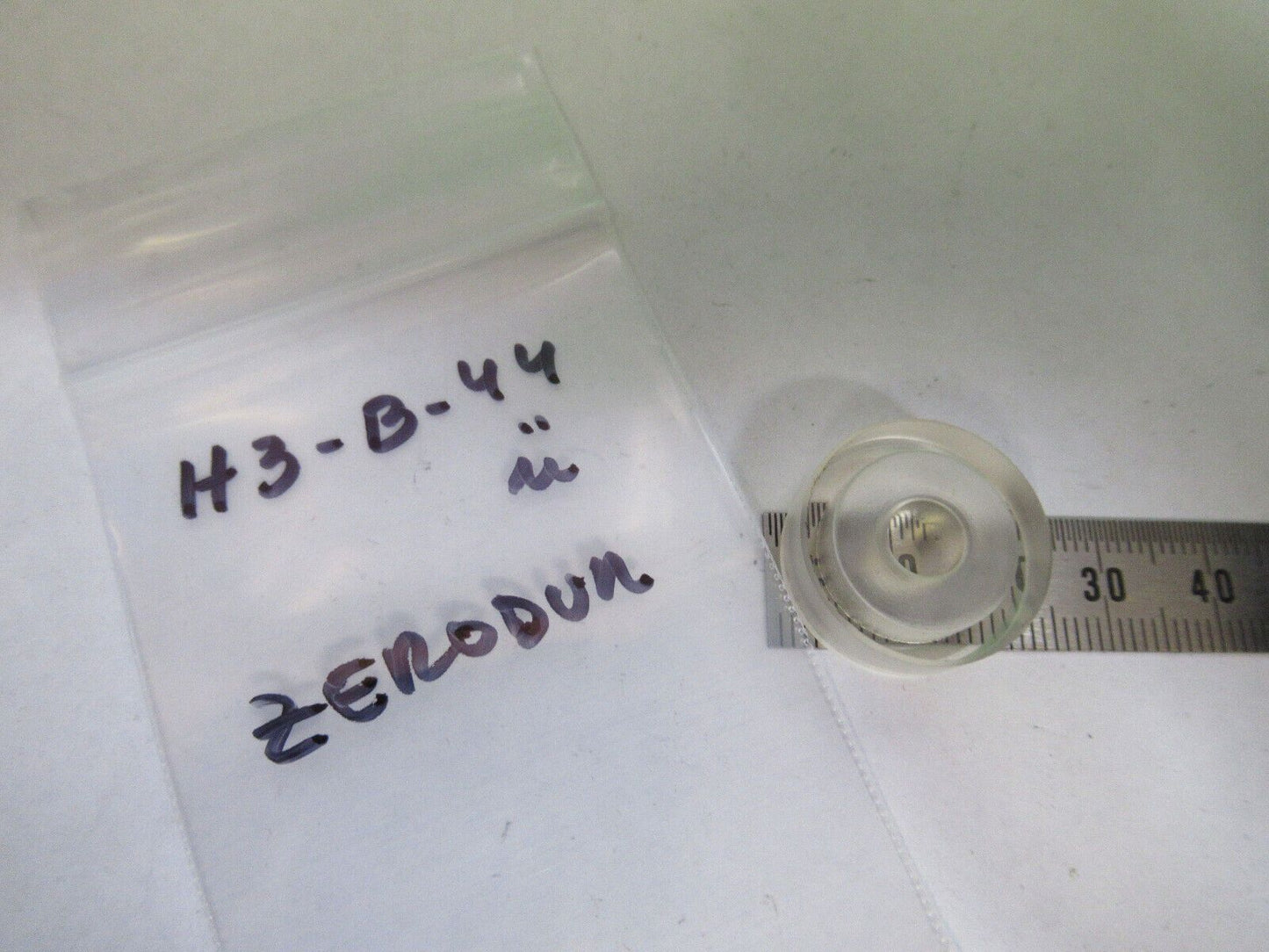 OPTISCHES ZERODUR-BEARBEITETES GLAS, SELTENES MINI-RLG, LITTON OPTICS, WIE ABGEBILDET &H3-B-44