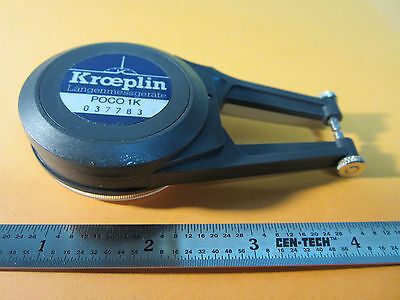 KROEPLIN GERMANY THICKNESS MICROMETER BIN#9