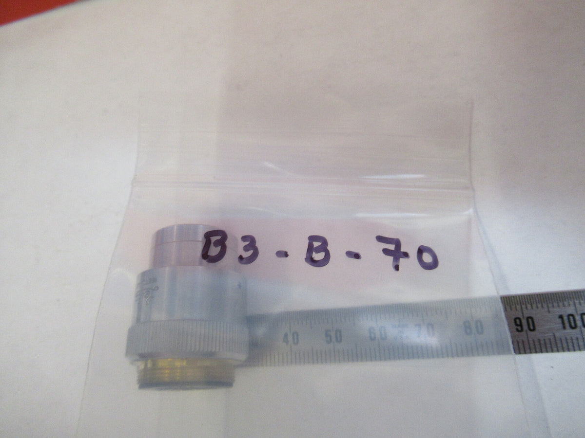 LEITZ WETZLAR OBJECTIVE 10X NPL INFINITY MICROSCOPE PART as pictured B3-B-70