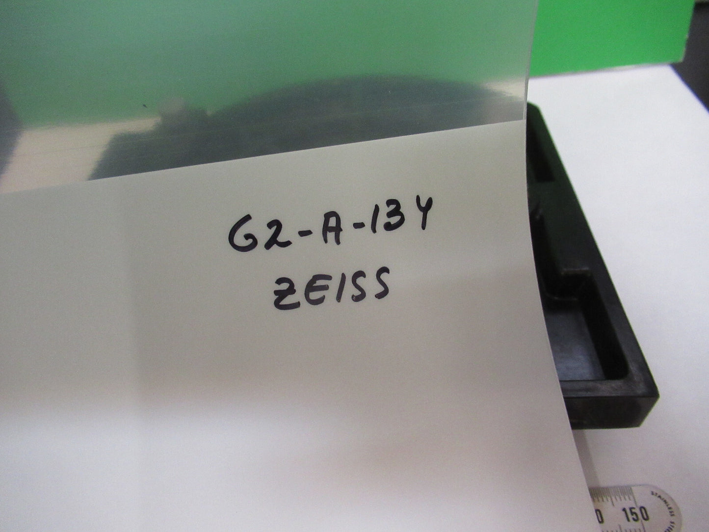 CARL ZEISS GERMANY XY STAGE TABLE MICROSCOPE PART AS PICTURED &G2-A-134