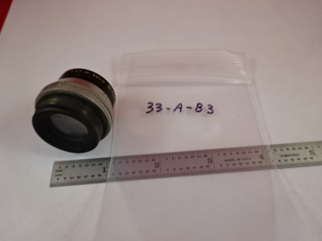 Antique Optical Lens Anastigmat Ilex Paragon 3 1/2 Inches Optics