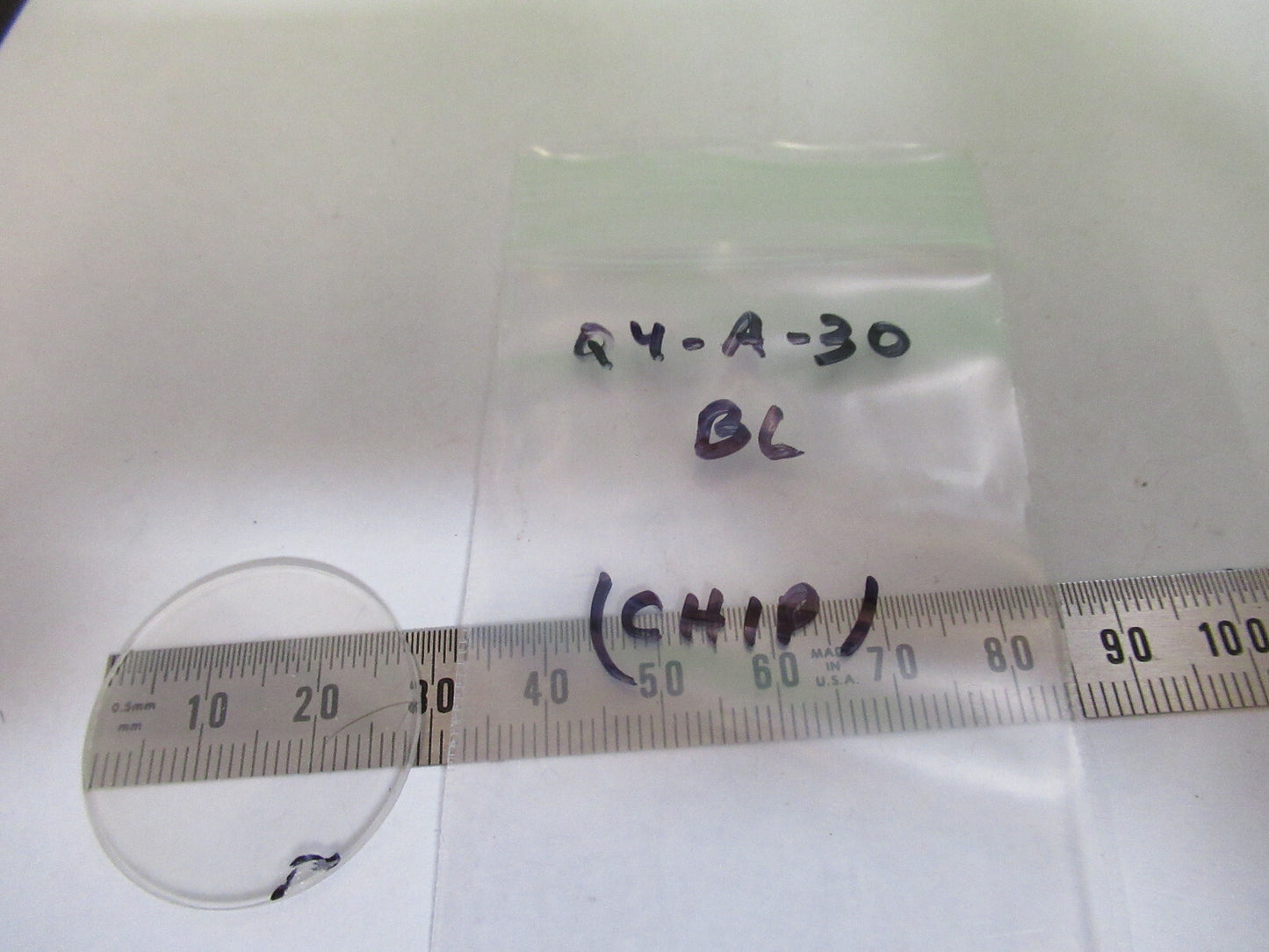 BAUSCH LOMB GLASDIFFUSORFILTER MIKROSKOPTEIL WIE ABGEBILDET &Q4-A-30