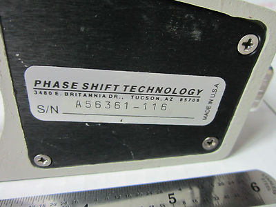 PHASE SHIFT TECHNOLOGY MICROSCOPE INTERFEROMETER PART HOLDER BIN #4V